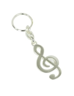Sol Key Key Ring Med: 5 cm. (ftl016) Argento