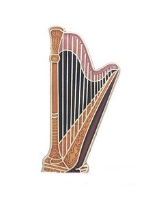 Arpa a spillo 4 cm.