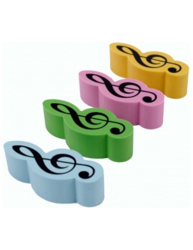 Agifty Solf Eraser (E-1028) Assorted Colors (Pack 4 Units)