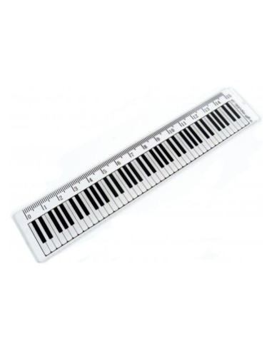 Règle transparente 15 cm. Clavier (R1024)