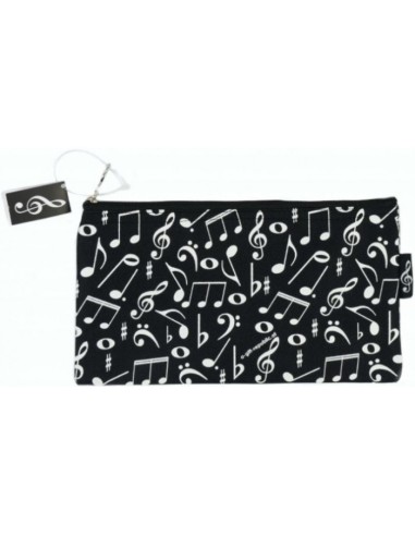 Agifty P-1025 Black School Case White Notes