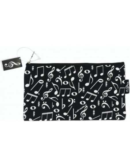 Agifty P-1025 Black School Case White Notes