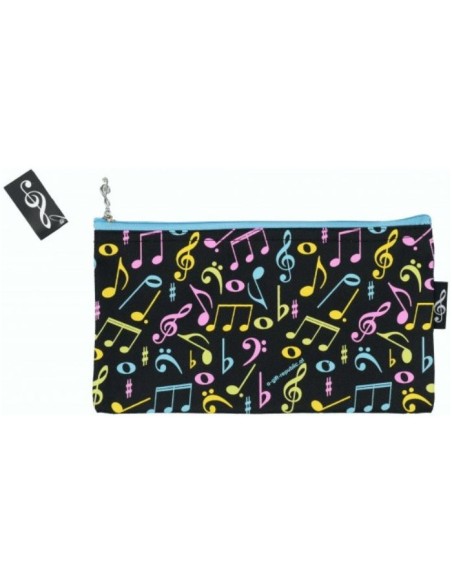 Agifty P-1026 Black School Case Notes Colors
