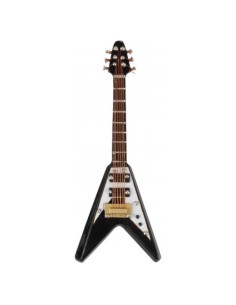 V Schwarzer magnetischer E-Gitarren-Pin