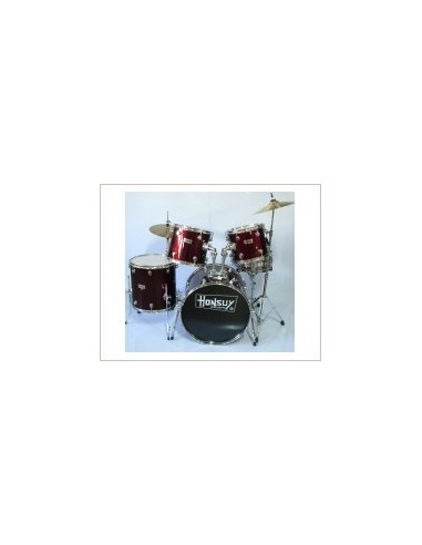 Junior Honsuy Drum Kit (5 Pieces) (Wine Red)