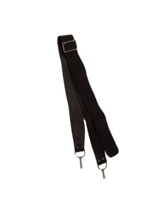 Tracolla per Grancassa in Pelle Calanda ref.770 Larghezza 8 cm. Lunghezza Minima 125cm. Lunghezza Massima 181cm Nero