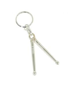 Med Drumstick Keychain: 5 cm. (ftl014) Silver