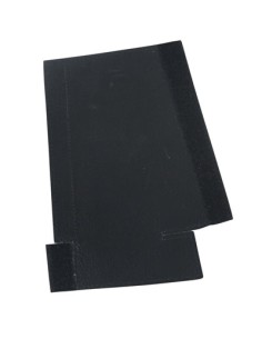 Black Leather Trunk Mitten: 18x13 cm. (ref. 7308)
