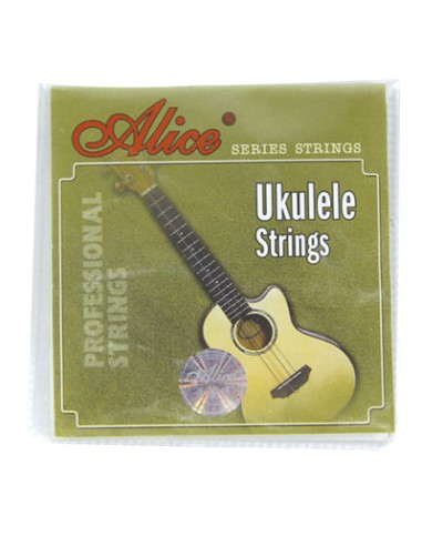 Alice Ukulele Strings (au04) Transparent Nylon (Complete Set)