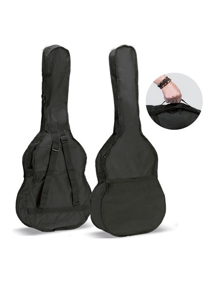 Classical Guitar Case 1/4 Backpack ref.14b Med.Int.: 77x29x25x9 cm. Black Polyester