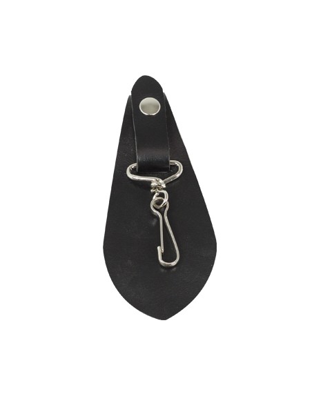 Cintre Bugle en cuir (noir)