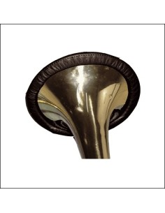 Trombone Bell Protector Diameter: 23 cm. Black Leather
