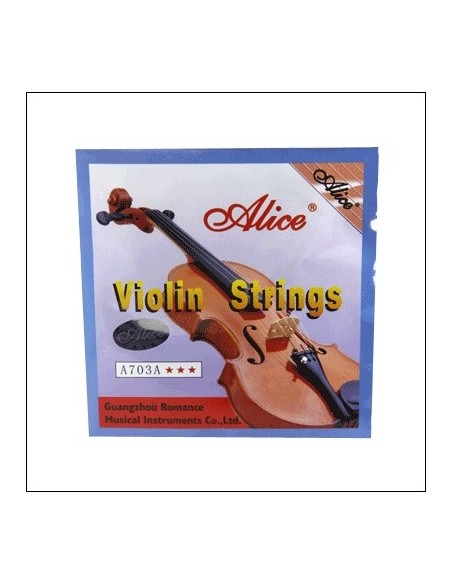 Alice 4/4 Violin Strings (ref.a703a) (Ball) (Complete Set)