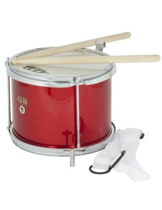 Kindertrommel 8"x6" ohne Trommeltrommel DB Kunststoff Patch (Db0068) (inkl. Drumsticks,Gurt,Stimmschlüssel)