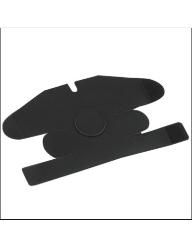 Black Leather Trumpet Mitten (ref.ht313b)