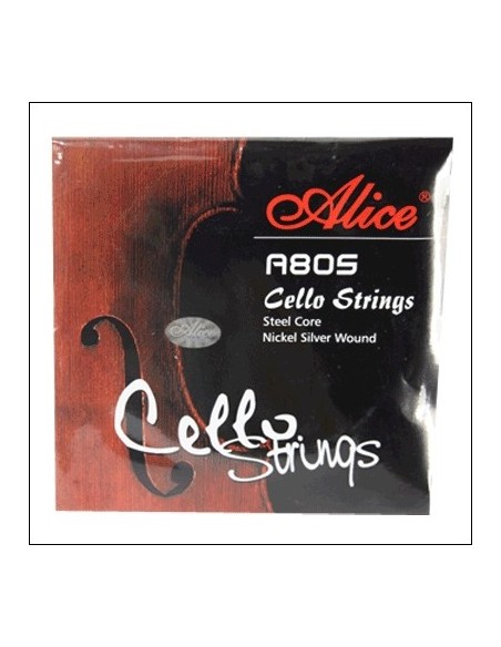 Alice 4/4 Cello Strings (a805) (Complete Set)