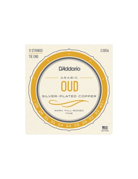 Arabic Lute Strings D'Addario EJ95A Arabic Oud Strings (Set)