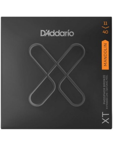 D'Addario Mandolin Strings XTM1140 Mandolin Phosphor Bronze Medium 11-40 (Game)