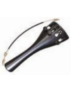 Geigenbach Cordier de violon 3/4 (avec corde attachée) Noir (Aluminium)
