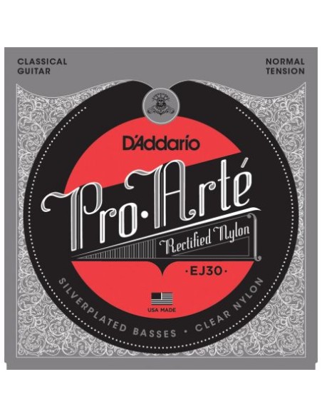 D'Addario EJ30 Classics Rectified Classical Guitar Normal Guitar Strings (Set)