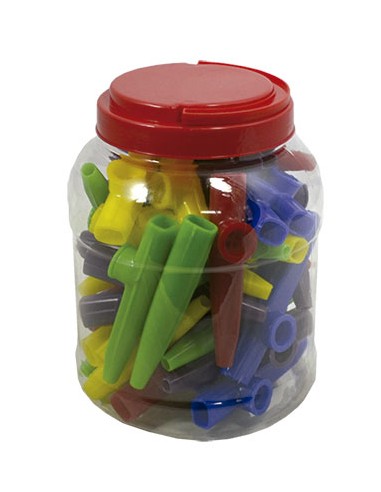 Kazoos Murga Various Colors (Pot 40 Units)