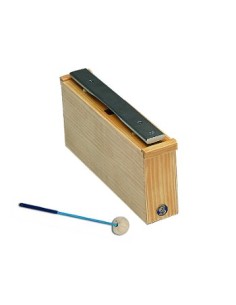 Akustikblech mit Resonanzkörper Re# (D#) Aluminium-Bass