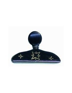 Decorated Ebony Classical Guitar Capo Black