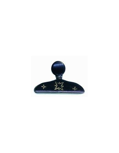 Decorated Ebony Classical Guitar Capo Black
