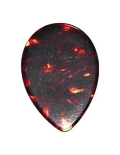 Pick (0.70 mm.) Small Oval Shell Celluloid Samba n.7