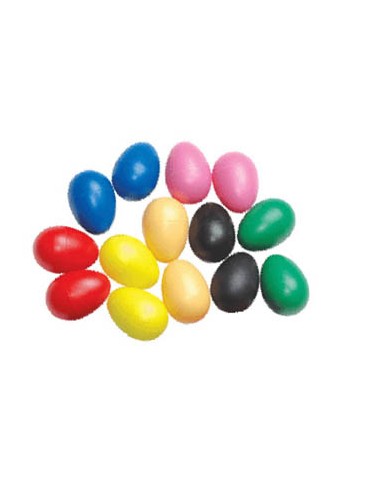 Samba Brand Plastic Eggs Assorted Colors (2 Units)