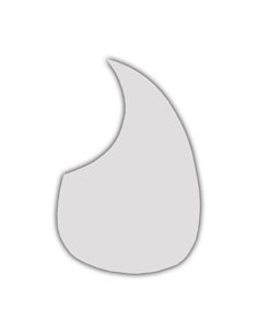 Electrostatic Classical Guitar Pickguard Transparent Drop Shape