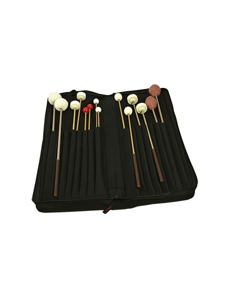 Multi-percussion School Kit Includes 7 Different Pairs Types Drumsticks, Mallets, Macites and Case