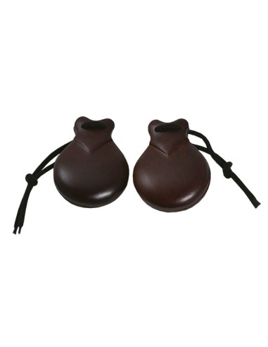 Castagnettes de marque Samba Acajou poli n° 5 Professionnel