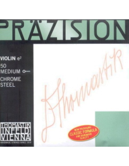Violin String 4/4 1st (E) (E) Thomastik Präzision (50) (Chrome) Medium