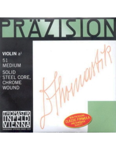 Violin String 4/4 2nd (A) (A) Thomastik Präzision (51) (Chrome) Medium