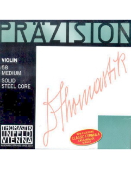 Cordes de violon 4/4 Thomastik Präzision (58) Medium (Set complet)