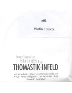 Corde de violon 4/4 1er (E) (E) Thomastik (E01) (Argent) Medium
