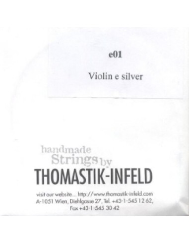 Corde de violon 4/4 1er (E) (E) Thomastik (E01) (Argent) Medium