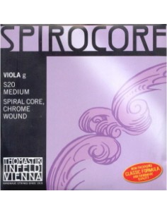 Viola String 4/4 3rd (G) (G) Thomastik Spirocore (S20) (Chrome) Medium