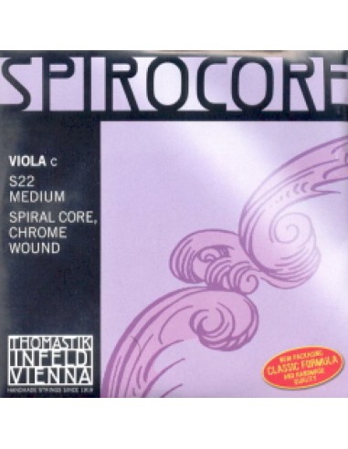 4/4 Viola String 4th (C) (C) Thomastik Spirocore (S22) (Chrome) Medium