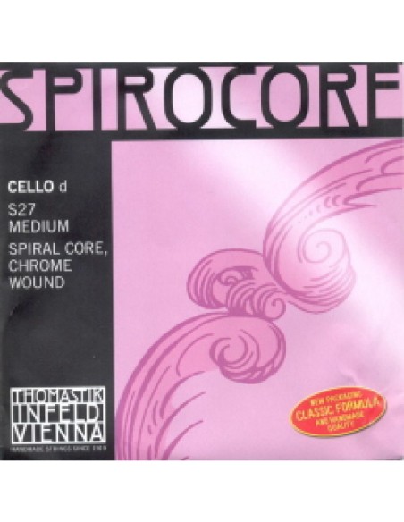 String Cello 4/4 2nd (D) (D) Thomastik Spirocore (S 27) (Chrome Metal) Medium