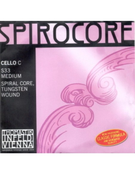 Strings Violoncello 4/4 4th (C) (C) Thomastik Spirocore (S 33) (Tungsten) Medium