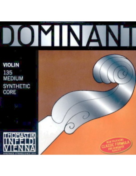Thomastik Dominant 4/4 Cordes de Violon (135) (Medium) (Set Complet)