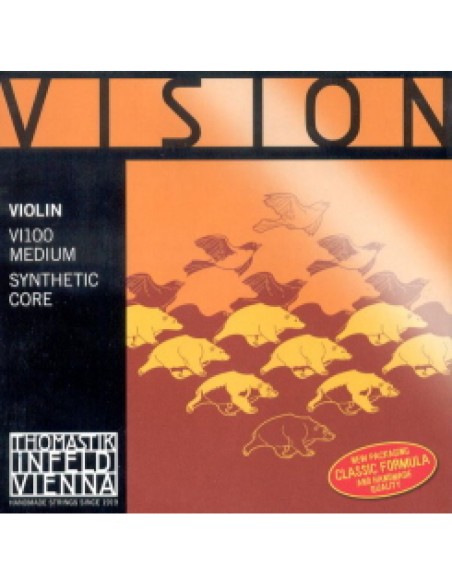 Thomastik Vision 1/2 Violin Strings (VI100) Medium (Complete Set)