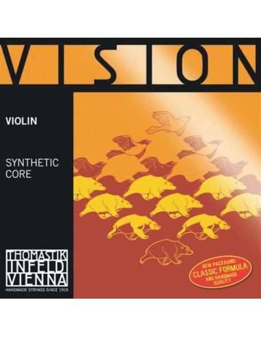 4/4 Violin String 1st (E) (E) Thomastik Vision (VIS01) (Multilayer Steel) Medium