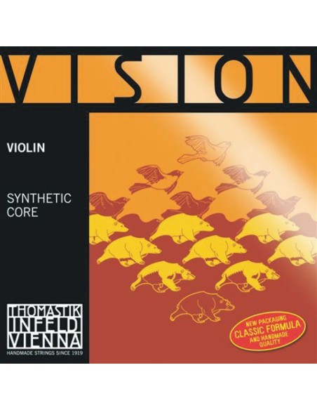 4/4 Violin String 1st (E) (E) Thomastik Vision (VIS01) (Multilayer Steel) Medium