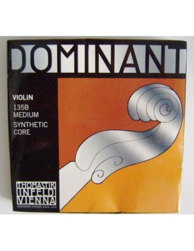 Thomastik Dominant 1/2 Violin Strings (135B) 1st Chrome Medium (Complete Set)