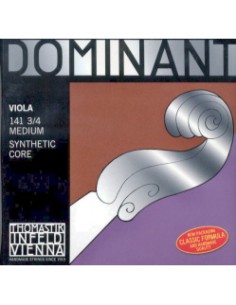Thomastik Dominant 3/4 oder 4/4 Viola Saiten (141) Medium (Komplett-Set)