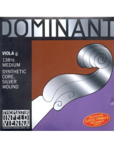 Viola String 1/2 3rd (G) (G) Thomastik Dominant (138) (Silver) Medium