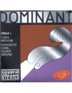 Viola String 1/2 4th (C) (C) Thomastik Dominant (139) (Silver) Medium